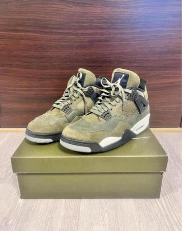 Air Jordan 4 Craft Medium Olive maat 43 beschikbaar voor biedingen