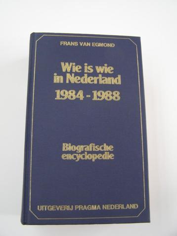 Wie is wie in Nederland 1984-1988 beschikbaar voor biedingen