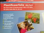 Plastificeerfolie / 2 nieuwe pakken voor 5€, Enlèvement ou Envoi