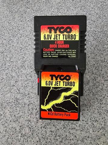 Tyco R/C 6.0V Jet Turbo Batterij Pack & Oplader disponible aux enchères