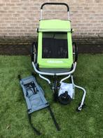 Remorque à vélo et hamac Croozer Kid pour 2, 40 à 60 kg, Pliable, Comme neuf, Enlèvement