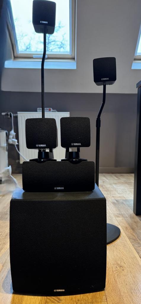 Yamaha NS-P285 kit homecinema speakers 5.1, Audio, Tv en Foto, Home Cinema-sets, Gebruikt, Overige spelers, 5.1-systeem, 70 watt of meer