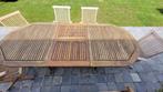 Table de jardin en teck avec 6 chaises, Jardin & Terrasse, Enlèvement, Comme neuf, Bois de teck