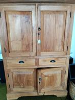 Armoire commode en tek massif, Maison & Meubles, Comme neuf, Teck, Enlèvement ou Envoi