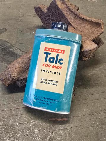 WWII US Williams TALC tin beschikbaar voor biedingen