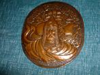 Antieke Russische koperen wandrelief, Antiek en Kunst, Ophalen of Verzenden, Koper