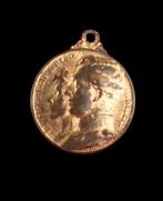 Medaille / België / Albert I / WW1 / Invaliden dag, Ophalen of Verzenden, Gebruikt