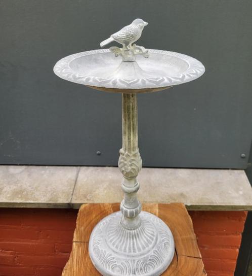 Vrijstaand gietijzeren vogelbad voederschaal voor vogels, Tuin en Terras, Vogelhuisjes en Vogelbaden, Zo goed als nieuw, Ophalen of Verzenden