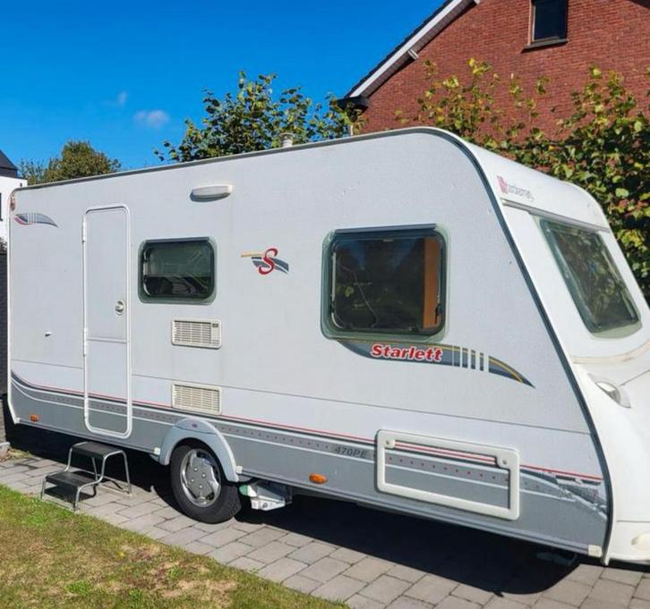 Sterckeman Starlet 470PE - 2011, Caravans en Kamperen, Caravans, Particulier, tot en met 6, 1000 - 1250 kg, Standaardzit, Sterckeman