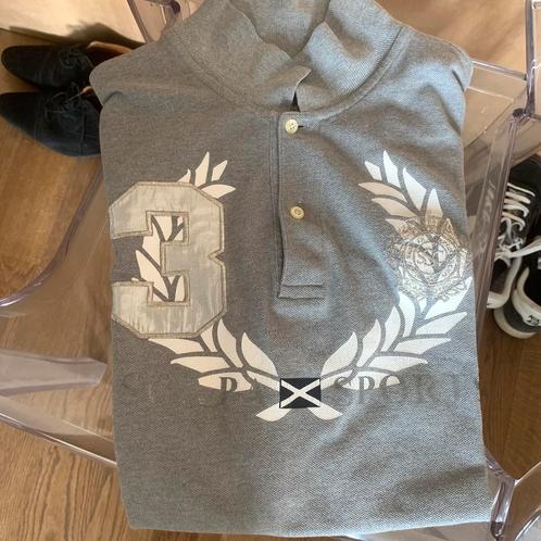 SCAPA Sportpolo Team Polo — Grijs XL, Kleding | Heren, Polo's, Zo goed als nieuw, Maat 56/58 (XL), Grijs, Ophalen of Verzenden