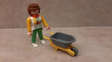 Playmobil: 1 tuinman met kruiwagen, Ophalen