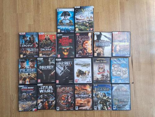20 PC games [war], Games en Spelcomputers, Games | Pc, Zo goed als nieuw, Ophalen of Verzenden