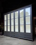 Oude XXL Vitrinekast | Winkelkast | Buffetkast #2083, Antiek en Kunst, Ophalen of Verzenden