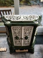 Anieke gietijzeren geëmailleerde kachel, Huis en Inrichting, Kachels, Ophalen, Gebruikt, Vrijstaand, Overige soorten