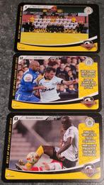 3 voetbalkaarten: Voetbalclub Sporting Lokeren (Megakicks), Comme neuf, Affiche, Image ou Autocollant, Enlèvement ou Envoi