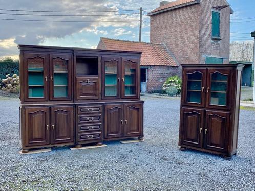Eetkamerset massief hout, Antiek en Kunst, Antiek | Meubels | Kasten, Ophalen