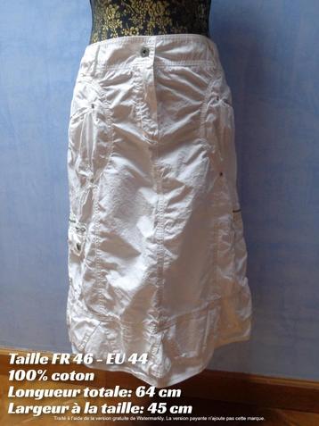 C&A - Jupe trapèze blanc Taille FR 46 - EU 44