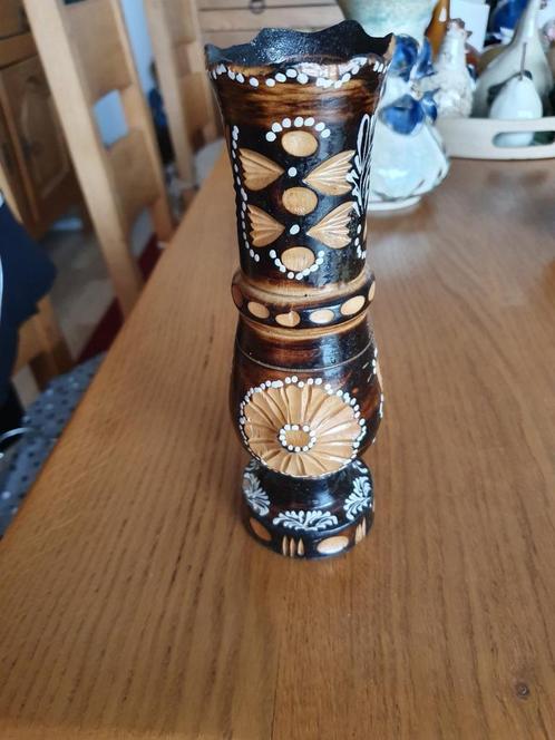 3 beaux vases africain, laiton cloisonné et céramique belge., Antiquités & Art, Antiquités | Vases, Enlèvement
