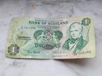 Schots bankbiljet 1 pond, Postzegels en Munten, Ophalen of Verzenden