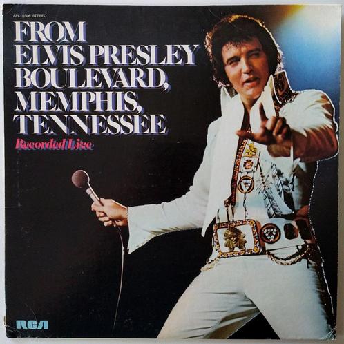 Elvis Presley LP "From Elvis Presley Boulevard" USA versie, Cd's en Dvd's, Vinyl | Pop, Gebruikt, 12 inch, Ophalen of Verzenden