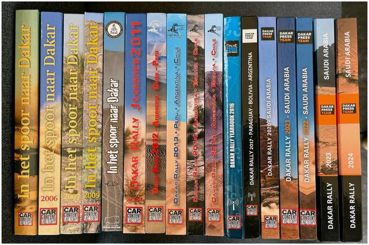 17 Delen in het Spoor van Dakar 2005 - 2024 - Leon Jansen‼️, Boeken, Auto's | Boeken, Zo goed als nieuw, Verzenden