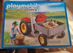 Playmobil tractor, Ophalen of Verzenden, Nieuw, Complete set