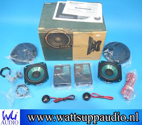 Infinity Kappa 40.1cs 4'' component set( composet ) speakers, Auto diversen, Autospeakers, Gebruikt, Ophalen of Verzenden
