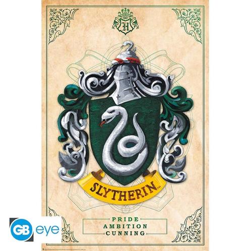 Harry Potter - Poster Maxi (91.5x61cm) - Slytherin Emblem, Verzamelen, Harry Potter, Nieuw, Boek of Poster, Ophalen of Verzenden