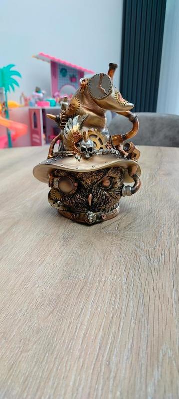 Steampunk Owl beschikbaar voor biedingen
