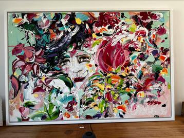 Schilderij Liesbeth Swinnen Formaat incl kader 156cm-106cm  beschikbaar voor biedingen