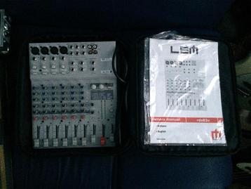 console de mixage LEM RDX 82 u, Enlèvement ou Envoi, Comme neuf, 5 à 10 canaux, Entrée micro