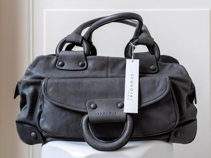Handtas, merk Sequoia, NIEUW, Handtassen en Accessoires, Tassen | Damestassen, Nieuw, Handtas, Grijs, Verzenden