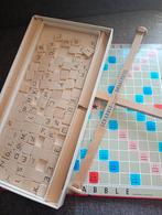 Vintage scrabble met draaitafel hout, Ophalen