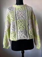 Groen/ beige losse trui l, Ophalen of Verzenden, Zo goed als nieuw, Beige