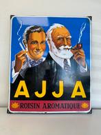 Panneau d'affichage en émail AJJA 1951, Collections, Marques & Objets publicitaires, Utilisé, Enlèvement ou Envoi, Panneau publicitaire