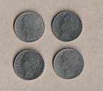 Italië : 4 (gebruikte) munten van 100 lire (1957-1978), Setje, Italië, Ophalen of Verzenden