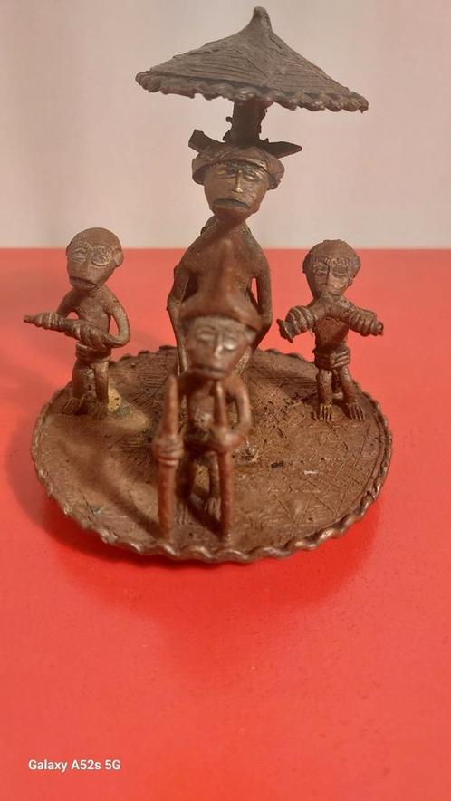 Ashanti bronze kuduo deksel., Antiek en Kunst, Antiek | Brons en Koper, Brons, Ophalen of Verzenden