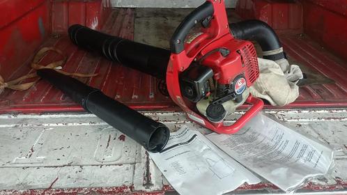 Bladblazer, bladzuiger Maruyama 2tact. Goed lopende machine., Tuin en Terras, Bladblazers, Gebruikt, Handgedragen, Benzine, Met opvangzak