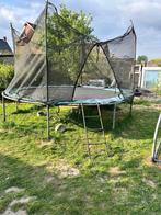 Trampoline diameter 3.6m met net en trapje, Ophalen, Gebruikt