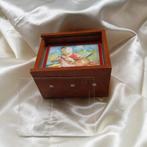 Box-Art: ingeboxte miniatuuraquarel., Antiek en Kunst, Ophalen of Verzenden