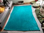Blauw groot fleece deken plaid, Huis en Inrichting, Woonaccessoires | Plaids en Woondekens, Ophalen, Zo goed als nieuw
