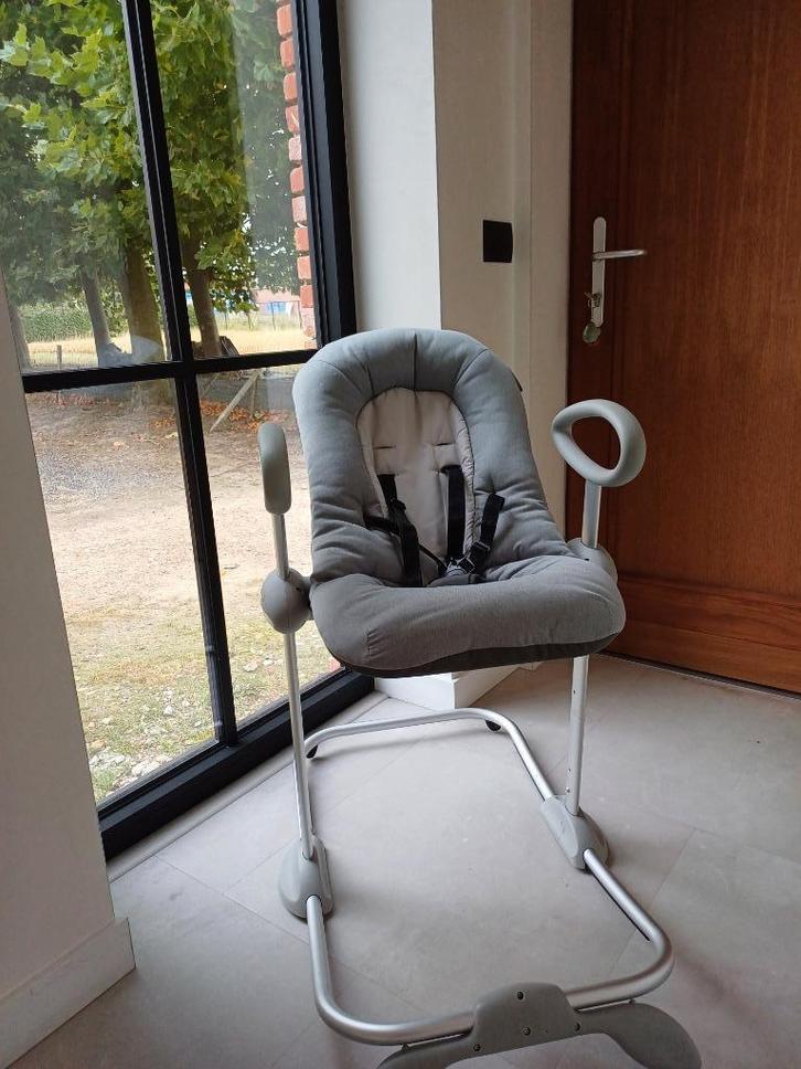 Béaba Relax Up & Down III Heather Grey, Kinderen en Baby's, Wipstoeltjes, Zo goed als nieuw, Wipstoel, Overige merken, Met gordel(s) of riempje(s)