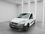 Peugeot Partner 3 Zitpl ✅ Airco | Camera, Auto's, Voorwielaandrijving, Stof, Zwart, Wit