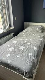 Eenpersoonsbed met opbergschuif, Ophalen, 90 cm, Eenpersoons, Gewoon