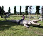 Crocodile 12 mètres - statue de crocodile réaliste XXL