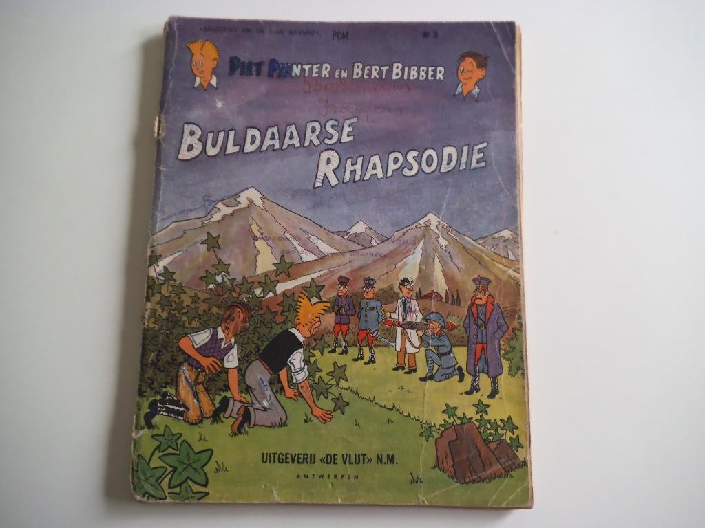 Piet Pienter en Bert Bibber 9 Buldaarse rhapsodie, Gelezen, Eén stripboek, Ophalen of Verzenden, POM