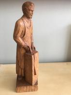 Beeld houtbewerker klooster, Antiquités & Art, Art | Sculptures & Bois, Enlèvement