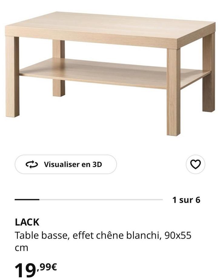 IKEA zwarte salontafel in de woonkamer, Huis en Inrichting, Tafels | Salontafels, Zo goed als nieuw, Minder dan 50 cm, 50 tot 100 cm