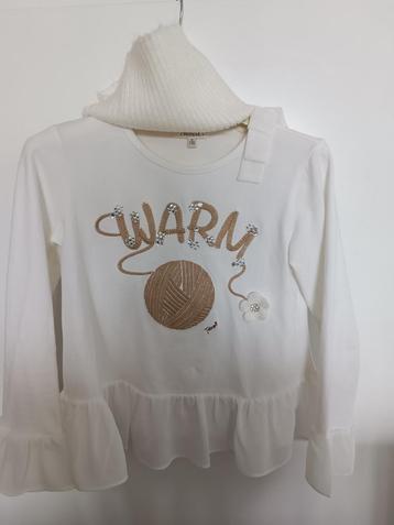 T-shirt Twinset 6J + sjaal beschikbaar voor biedingen