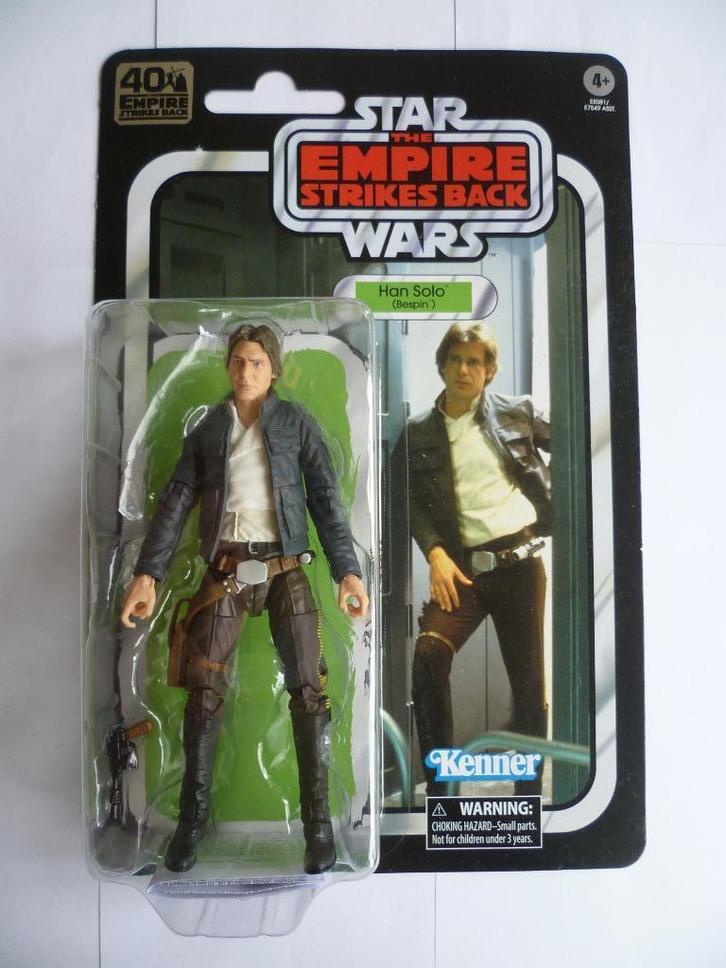 STARWARS BLACK SERIE 40TH ANNIVERSARY TESB"HAN SOLO"UIT 2019, Verzamelen, Star Wars, Nieuw, Actiefiguurtje, Ophalen of Verzenden